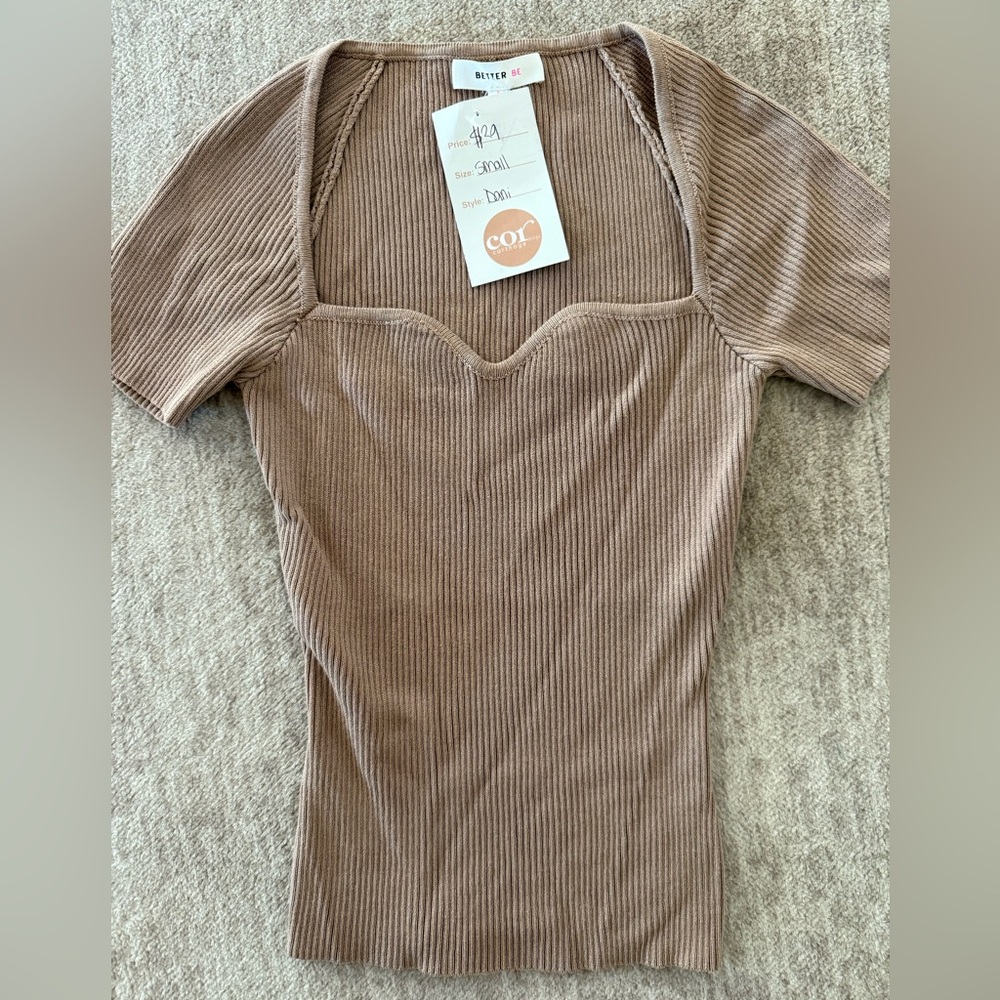 Better Be Tan Top Size Small